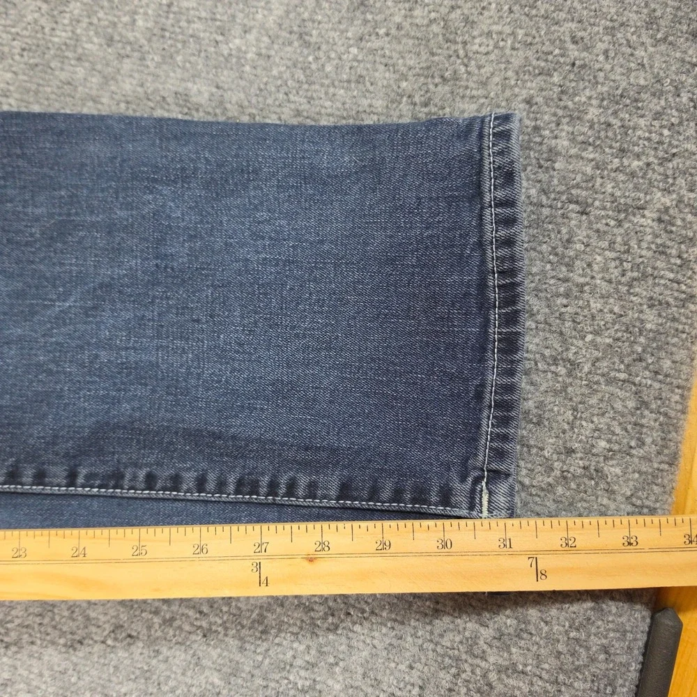 True Religion Ricky Relaxed Straight Jeans Mens Blue Denim Tag 38 Actual 36x31